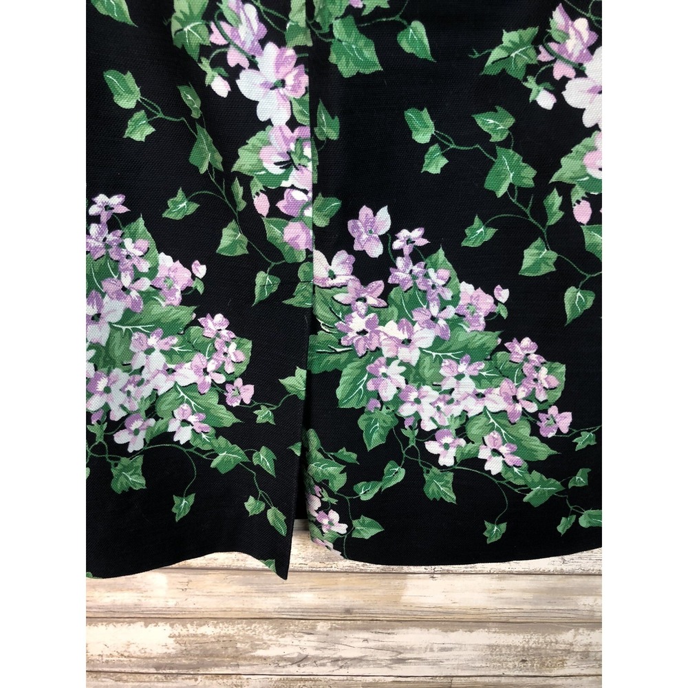 Talbot's Pencil Skirt The Oprah Magazine Collection Floral Blue Size 6 - Picture 5 of 6